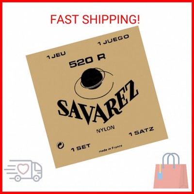 Savarez 520R Rectified Nylon High Tension Classical Guitar Strings.