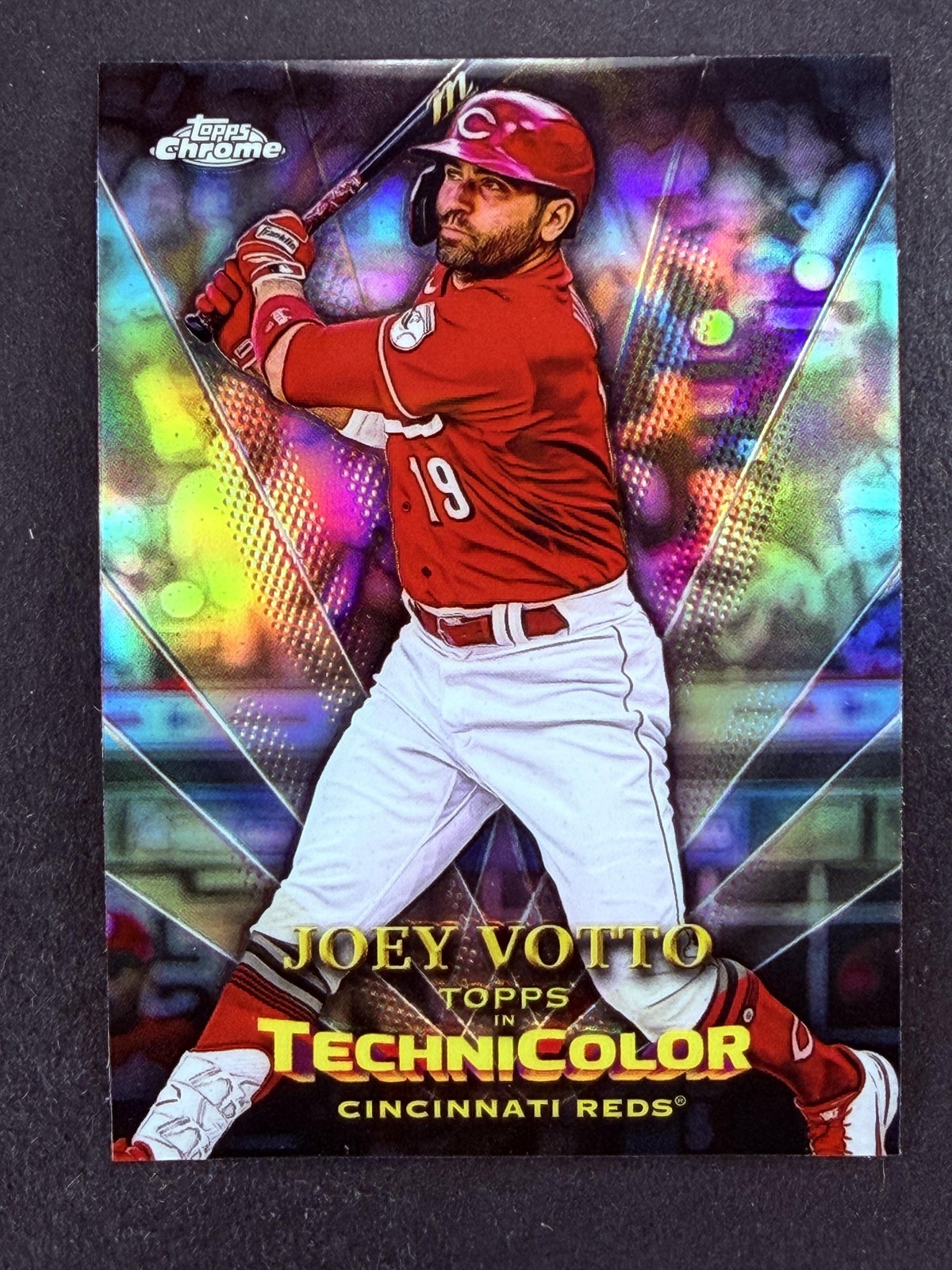 2023 Topps Chrome #TT-3 Joey Votto Technicolor Refractor Cincinnati Reds