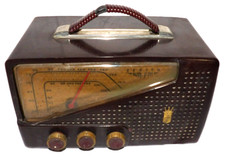 ZENITH Antique AM FM Tube Radio BAKELITE Model S-14549 for REPAIR Parts Restore