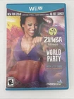 Zumba Fitness World Party (Nintendo Wii U, 2013) Tested - Free Shipping
