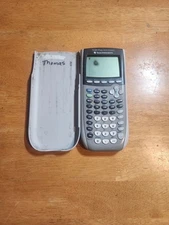 Texas Instrument Ti-84 Plus Silver Edition pre-owned tested works, Burn Mark