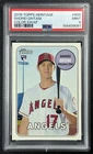 SHOHEI OHTANI PSA 9 2018 TOPPS HERITAGE #600 ROOKIE COLOR SWAP SP ANGELS 9081