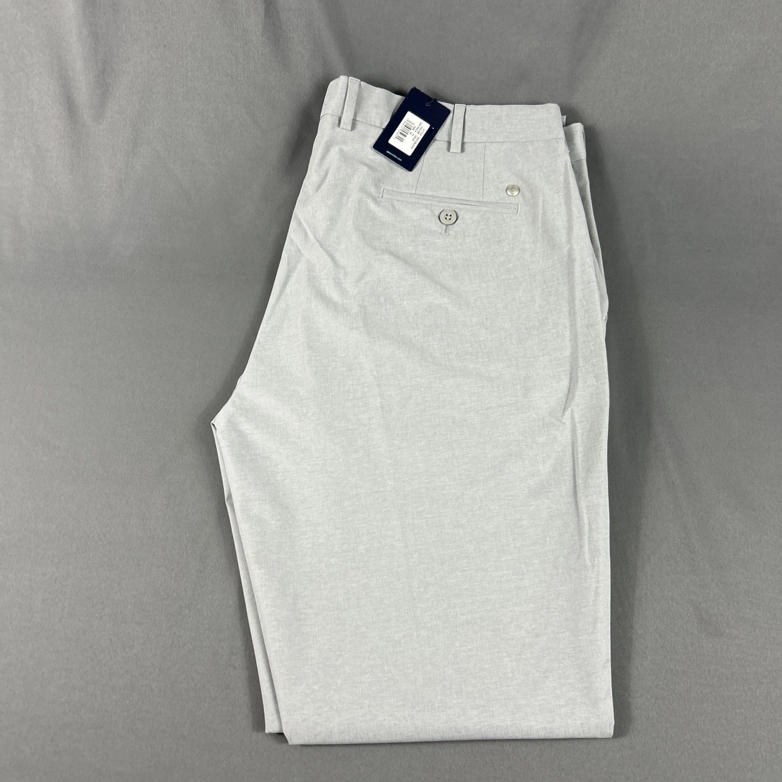 Peter Millar Golf Pants Crown Crafted Surge 40 x 34 Gale Gray NWT MSRP $185