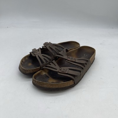 Birkenstock Sandals Womens 9 Mens 7 Brown Leather  display picture 3