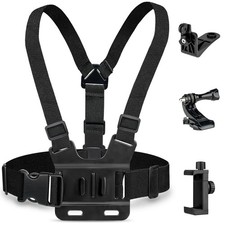 Mobile Phone Chest Mount Harness Strap Cell Phone Holder Mount for Video Vlog US