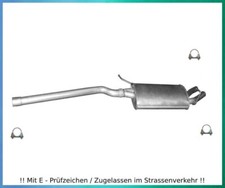 Mittelschalldämpfer für Audi A4 (B6 B7) 1.8T Turbo Auspuff Schelle