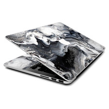 Skin Wrap for MacBook Pro 15 inch Retina Marble White Grey Swirl Beautiful