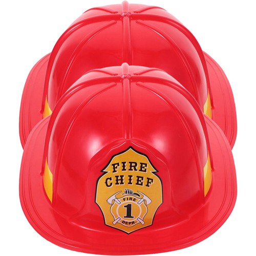 Casque De Pompier En Plastique Pour Enfant – Taille Unique | Accessoire Déguisement Cosplay Halloween - 2