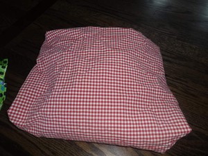 gingham crib sheet