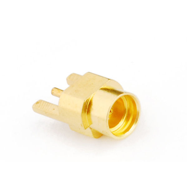 Goldplated MMCX PCB Edge surface Mount female Jack RF connector