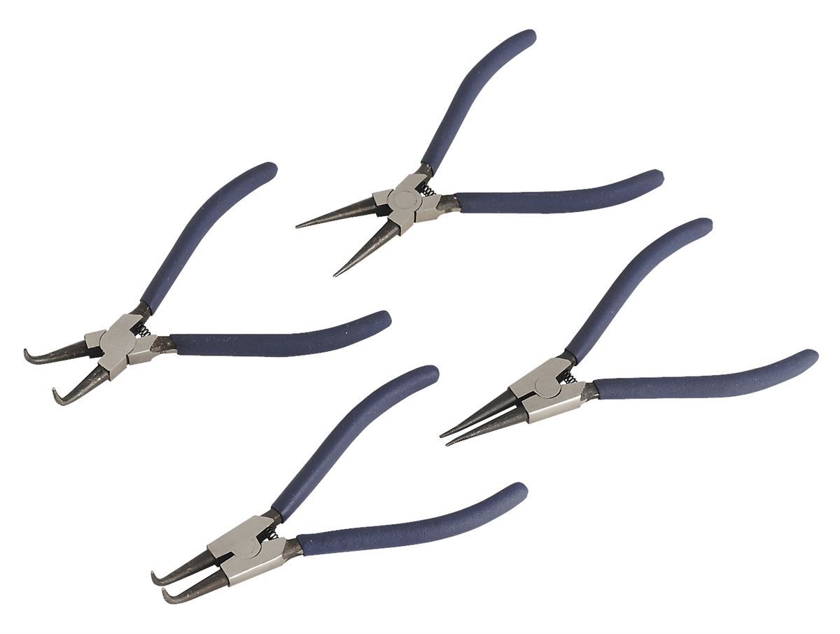 Sealey Pinze per Anelli di Sicurezza Set 4pc AK8440