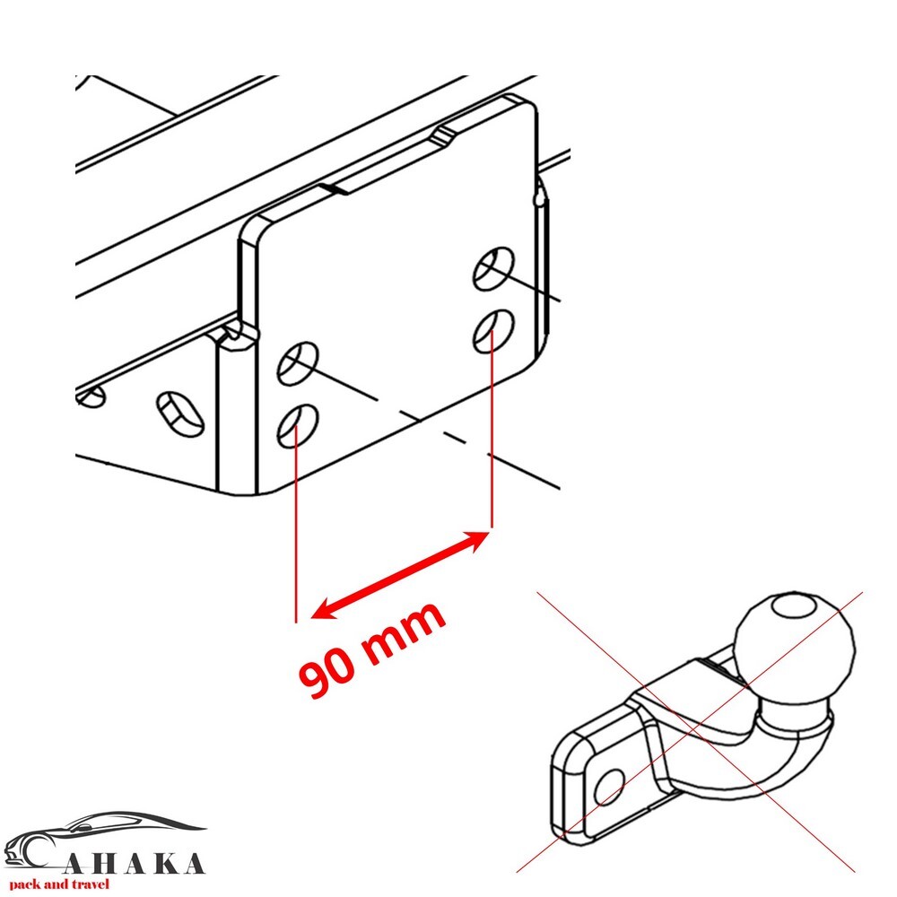 Sfera Per Gancio Di Traino, Diametro 2 Pollici In Acciaio Inossidabile ATV, UTV, Sfera Per Gancio Per Trattore, Capacità 3.500 Libbre, Misura Universale Per Rimorchi - Foto 9