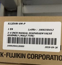 1 Pc. Low Pressure Pneumatic Diaphragm Valve 3/4 MVCR 10bar S12DVN-VM-P