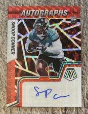 2022 Panini Mosaic Football Snoop Conner RC Red Prizm Autograph Rookie #RAM-SC