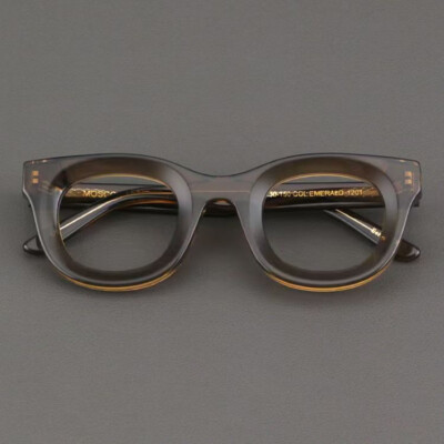 Deluxe Handmade Eyeglass frames Women men Thick Acetate Spectacles Retro Glasses