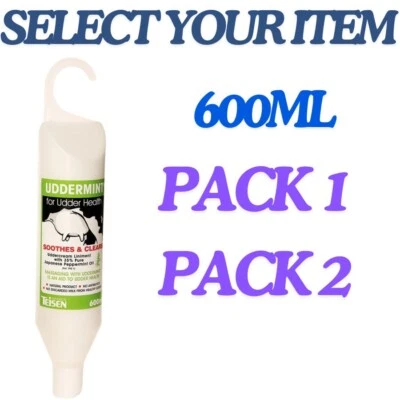 Teisen Uddermint Cream Soothing Muscle Rub for Aching Muscle Relief 600ml Natura