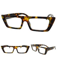 Classy Elegant Contemporary Modern Clear Lens EYE GLASSES Leopard Fashion Frame