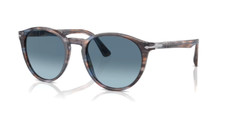 PERSOL PO3152S 1155Q8 Striped Blue Azure Gradient Blue 52 mm Men's Sunglasses