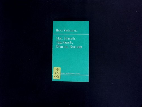 Roman Von Max Frisch Rätsel www.ebay.de