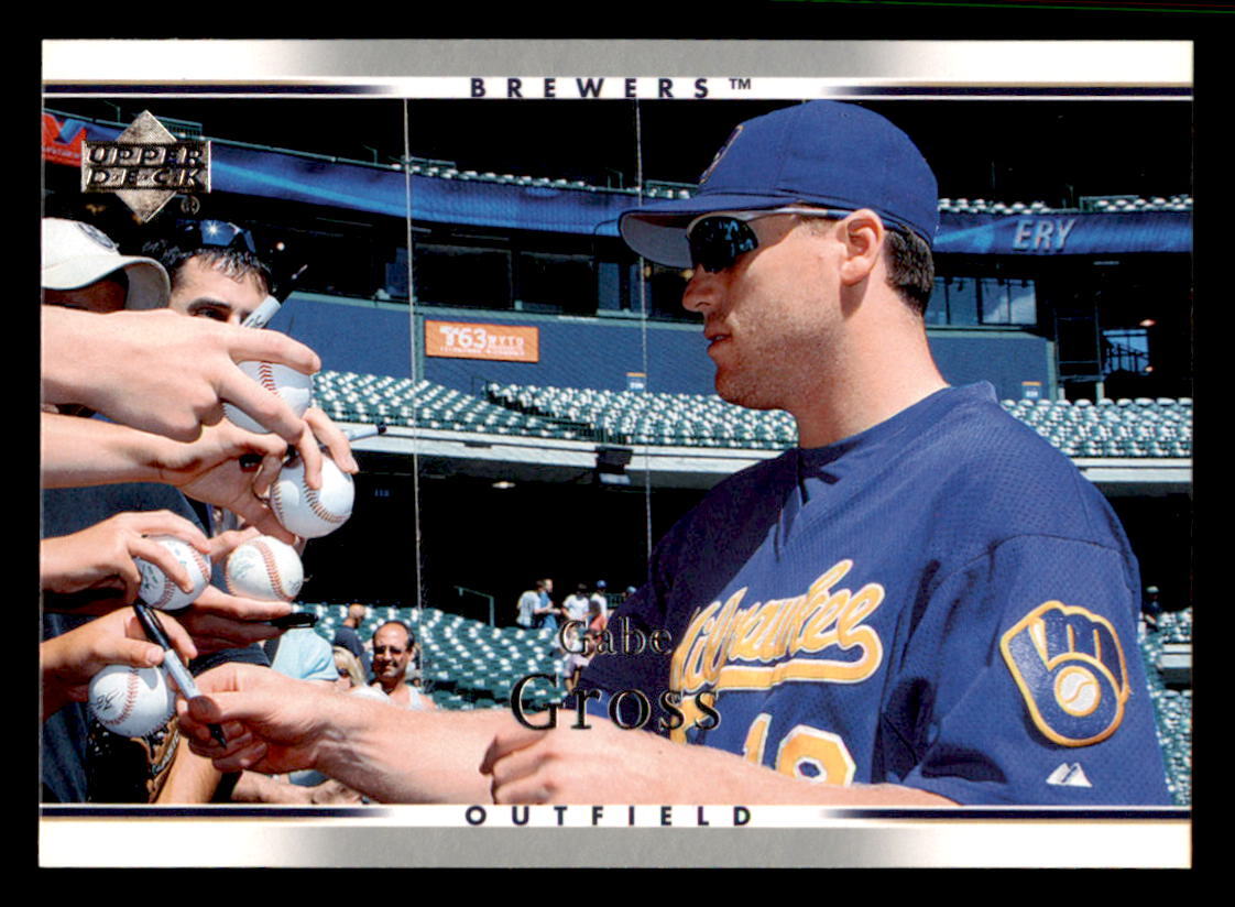 2007 Upper Deck  #797 Gabe Gross Milwaukee Brewers