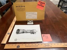 1960s PRATT AND WHITNEY ENGINE PROOF/PHOTO 8.5x11 (SOUTHERN N.E.TOPOGRAPHIC) #11