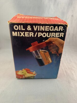 Oil & Vinegar Mixer / Pourer - Vintage Kitchenware (L)