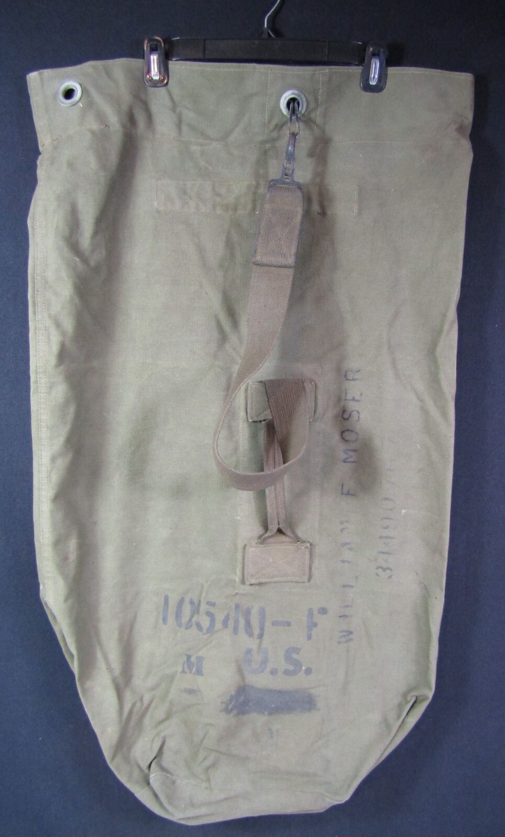 Original WWII US ARMY Duffel Bag TWEEDIES 1944- NAMED | eBay