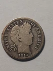 1913  BARBER DIME