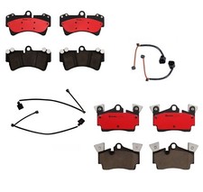 Brembo Front & Rear Brake Pads Set with Sensors Kit For Audi Q7 Porsche Cayenne