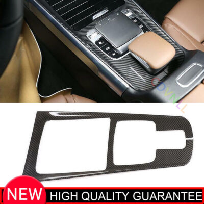 For Benz GLB W247 2020-2022 Carbon Fiber Middle Console Gear Shift Cover Trim 1*