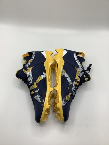 Michigan Wolverines Retro 7 Low Jordan Football Cleat PE Size 11 - Picture 5 of 7