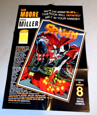 SPAWN ポスター 1992-SPAWN-COMIC BOOK PROMO POSTER-TODD McFARLANE-26