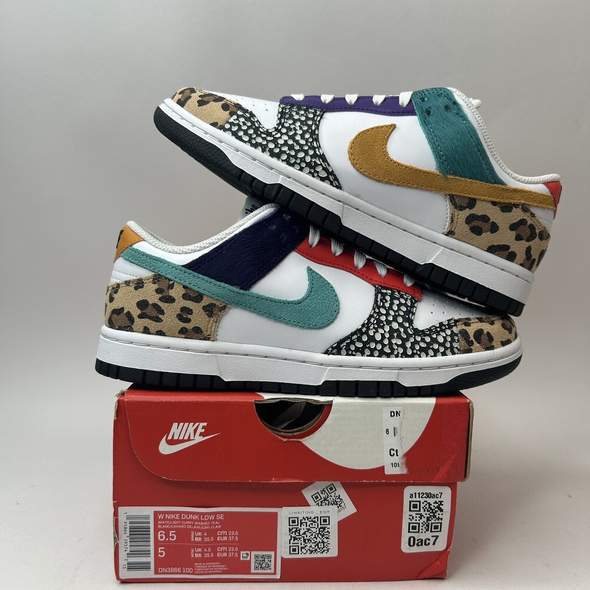 NIKE WMNS ダンク ロー パッチワーク DN3866-100 Nike Dunk Low SE WMNS “Safari Animal Patchwork” DN3866-100