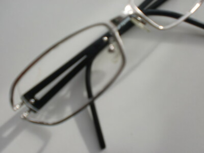 ''GF FERRE FF'' FERRÉ Marken Brillenfassung silber schwarz UVP 119  Eyeglasses 