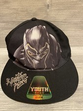 Marvel's Black Panther Warrior King Baseball Hat Adjustable Snapback Youth Size