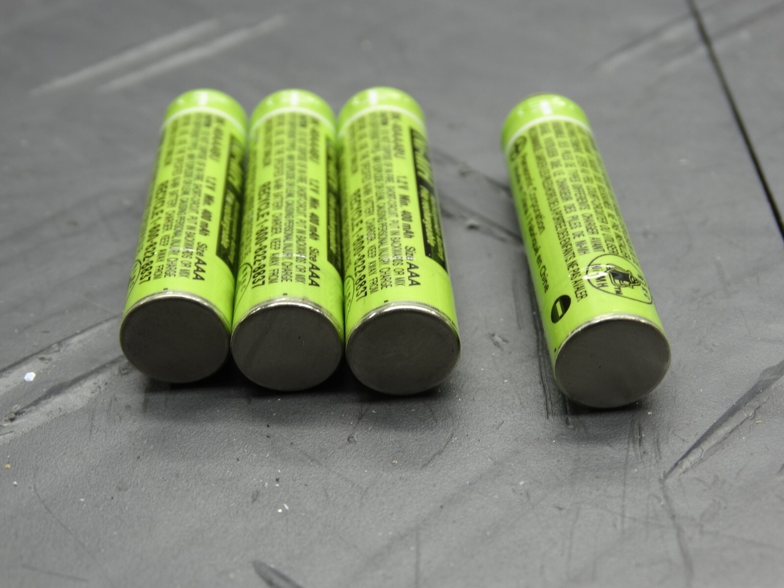 Panasonic AAA NiMH Rechargeable Batteries Cordless Phones 400MAh (Lot of 4) eBay