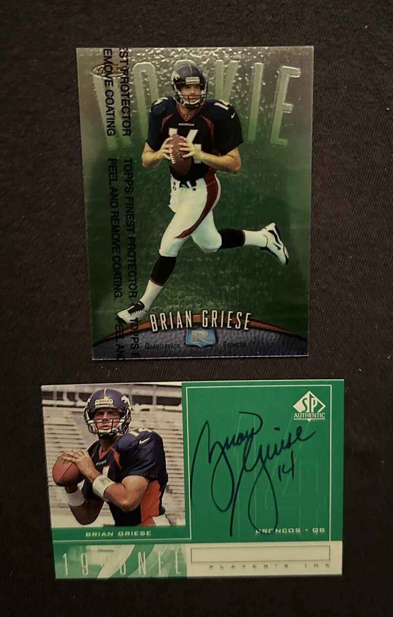 Brian Griese SP Authentic Player's Ink #BG Green
