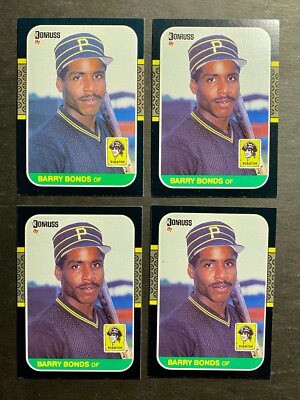 その他 Barry Bonds Rookie Card (1987 Donruss) Barry Bonds 1987 Donruss Opening Day Rookie RC Pittsburgh Pirates