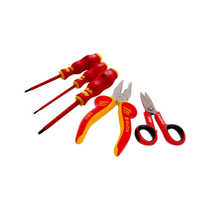 Kit Utensili elettricista Marsupio Set attrezzi isolati Würth