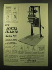1956 Beseler Model 23C Enlarger Ad 