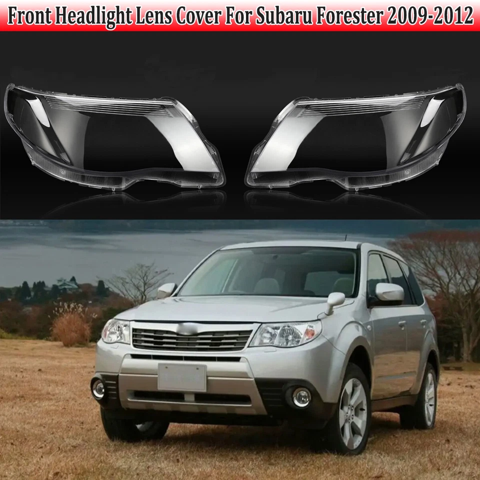 Für Subaru Forester 2009-2012 Scheinwerfer Glas Abdeckung Linse Scheinwerferglas - Изображение 2 из 4
