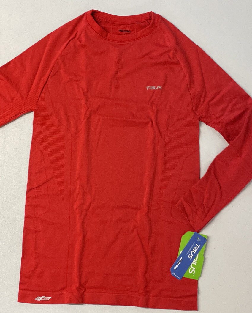 Trius Unisex Low Compression Long Sleeve Base Layer T-Shirt Size