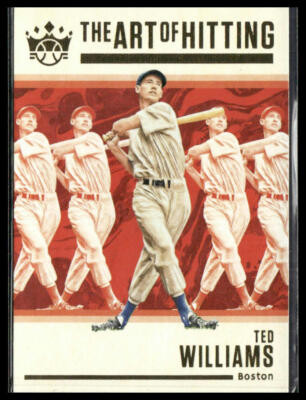 2021 Panini Diamond Kings #AOH-1 Ted Williams The Art of Hitting Boston Red Sox