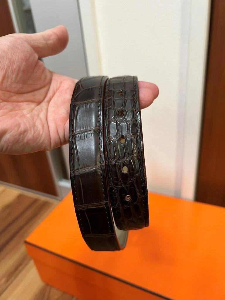Nice! John Lobb Belt Crocodile 85 Domestic Regular | eBay