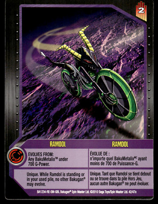 Bakugan Card - Ramdol - Ability - Gundalian Invaders | eBay