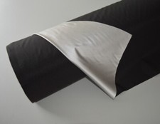 blackout fabric, black/silver 145cm wide, waterproof, various lengths