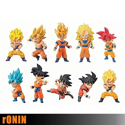 GOKU SPECIAL SET COMPLETO 10pz. - WCF World Collectable Figure - BANPRESTO