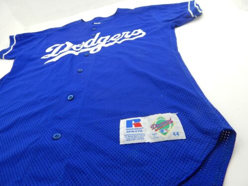 Russell AUTHENTIC DIAMOND COLLECTION LA Dodgers Blue Jersey 44 Made in USA - Picture 2 of 8