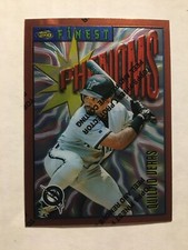 1996 Topps Finest Bronze Phenoms #148 Quilvio Veras Rookie Baseball Card