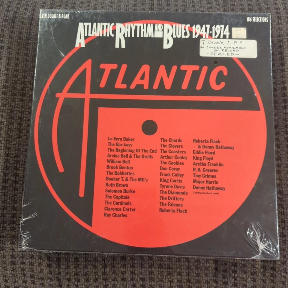 VA– Atlantic Rhythm And Blues 1947-1974 1985 Ltd.OOP 14 LP BOX Set SEALED - Image 2 of 4